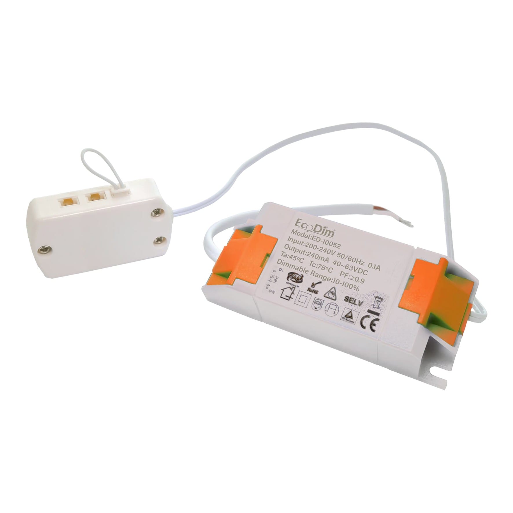 Bailey - ECO DIM ED-10052 LED Driver 13-18W 240VAC / 40-63VDC 240mA pour 5-6 Spots