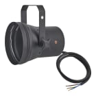 Bailey - Projecteur Noir Pinspot PAR36 6.4V avec câble 90cm IP20 Max. 30W 16x15.5x17cm