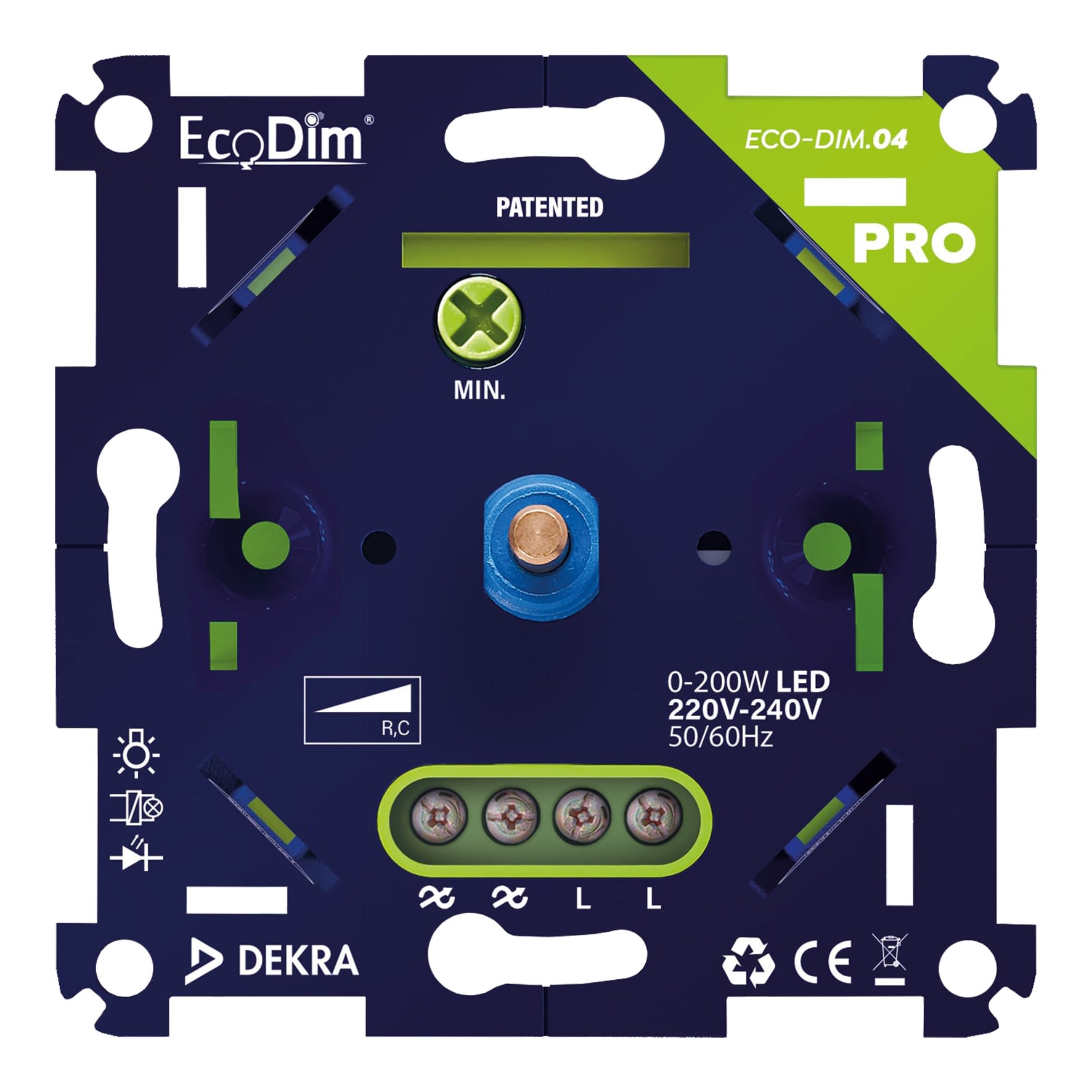 Bailey - ECO DIM ECO-DIM.04 PRO Variateur LED universel 0-200W coupure de phase (RC)
