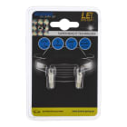 Bailey - Blister 2pcs LED Simple T5 Wedge-Base culot W2X4.6D 12V DC 0.2W 6000K 5lm