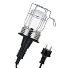 Bailey - Baladeuse 60W E27 230V IP44 Noire avec cordon alim. 5m + prise - sans lampe