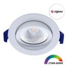 Bailey - ED-10079 Spot LED Zigbee 6W RGB + 2700K-6000K Rond Blanc 60° Orientable IP54 DIM