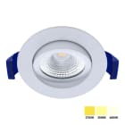 Bailey - ED-10081 Spot LED 5W CCT 2700/3000/4000K Rond Blanc 60° Orientable IP65 DIM