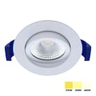 Bailey - ED-10081 Spot LED 5W CCT 2700/3000/4000K Rond Blanc 60° Orientable IP65 DIM