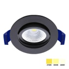 Bailey - ED-10082 Spot LED 5W CCT 2700/3000/4000K Rond Noir 60° Orientable IP65 DIM