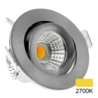 Bailey - ED-10063 Spot LED 5W DIM 2700K 60° Orientable Nickel IP54 62x23mm Encastr. 55mm