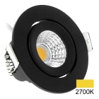 Bailey - ED-10062 Spot LED 5W DIM 2700K 60° Orientable Noir IP54 62x23mm - Encastr. 55mm