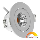 Bailey - ED-10058 Spot LED 5W WarmDim 60° Orientable Blanc IP54 62x23mm - Encastr. 55mm