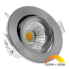 Bailey - ED-10059 Spot LED 5W WarmDim 60° Orientable Nickel IP54 62x23mm - Encastr. 55mm