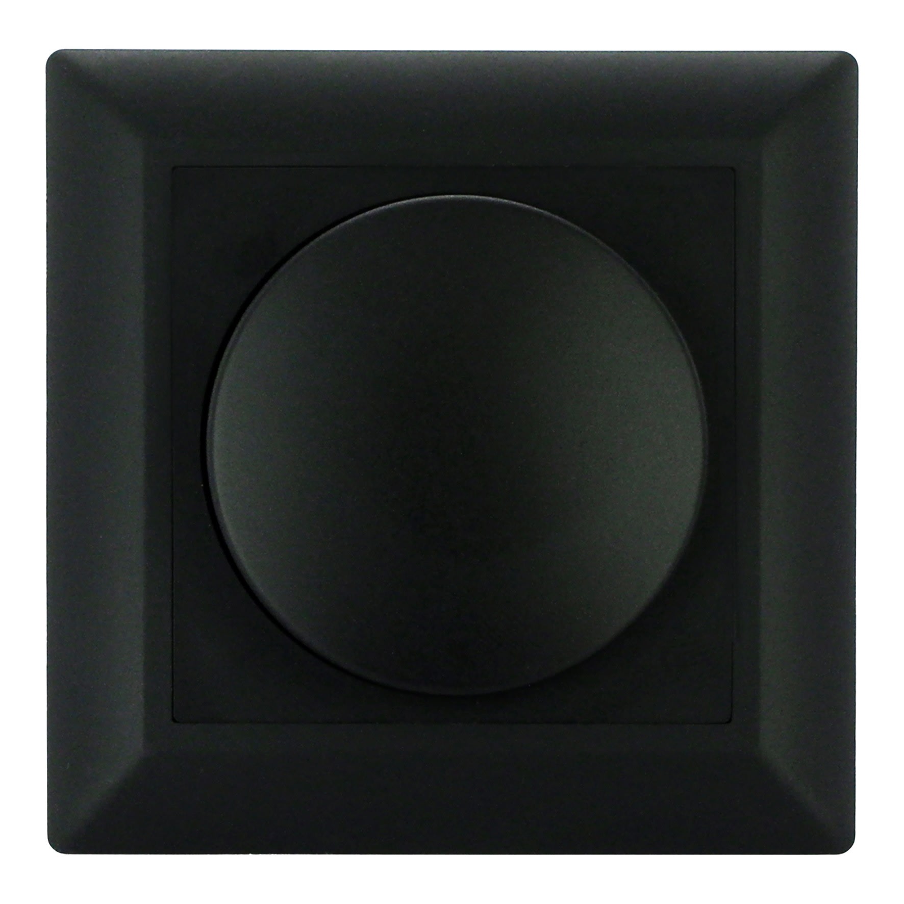 Bailey - ED-10002B Accessoire Variateur LED EcoDim cadre + plaque + bouton rotatif noir
