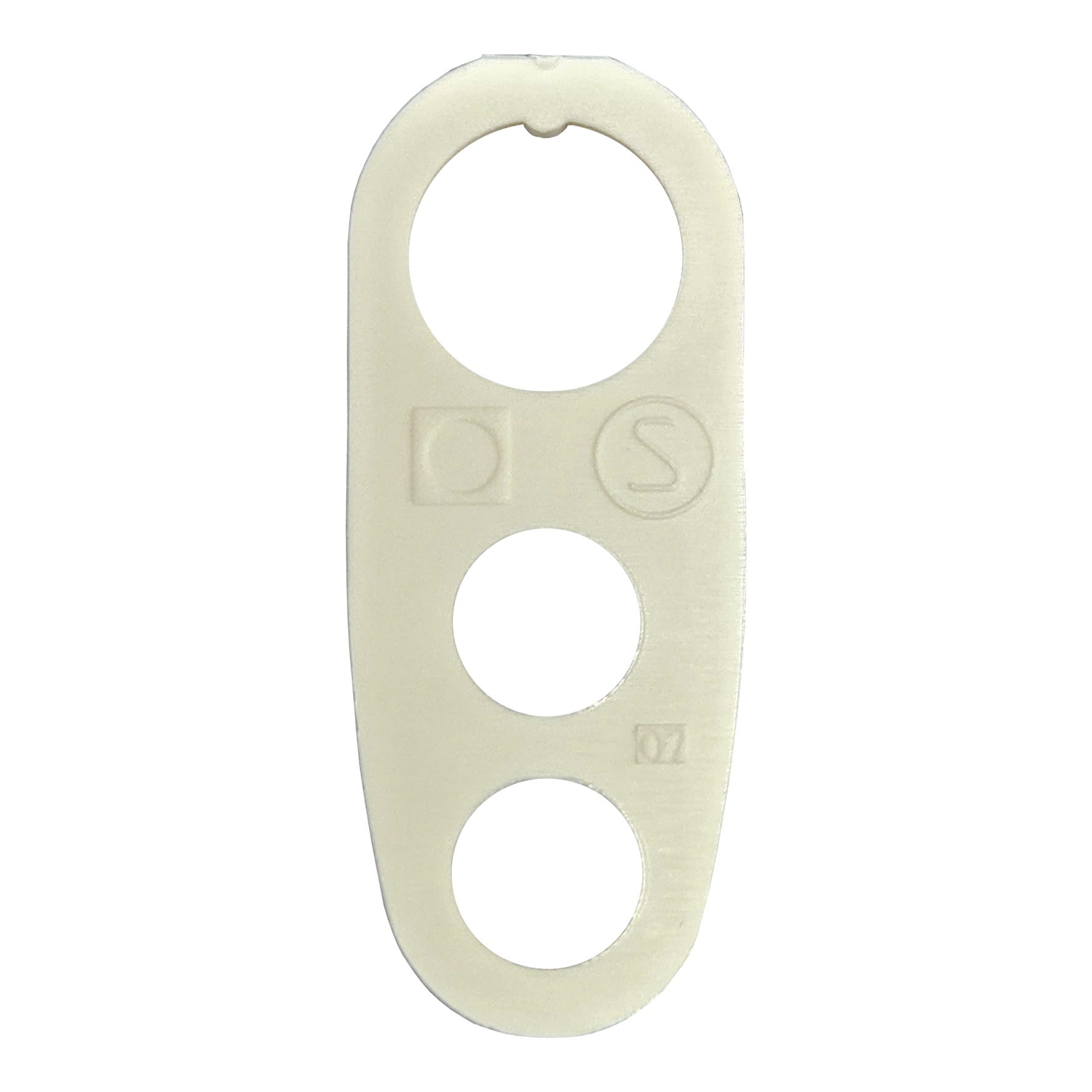 Bailey - Passe-câble raccourcisseur Blanc pour câbles H03VV-F & H05VV-F Ø4.8-7mm max 3Kg