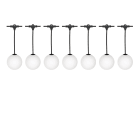 Bailey - Guirlande LED Party Balls Suspension 7.3m 7 globes G100 2500K IP67 rallongeable