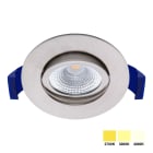 Bailey - ED-10093 Spot LED 5W CCT 2700/3000/4000K Rond Nickel 60° Orientable IP65 DIM