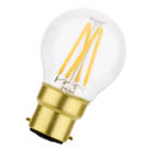 Bailey - LED Filament Gradable Sphérique G45 B22d 4W 2700K Clair 400lm (35W) 230-240V