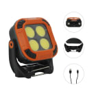 Bailey - RoBust Mini Projecteur LED Rechargeable 10W 6500K IP54 aimanté 180° - 40lm~750lm