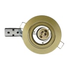 Bailey - Spot Encastré Orientable GU10 230V Laiton Brossé 93x100mm 1/4 Tour (sans lampe)