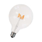 Bailey - LED Filament Wave Globe G125 E27 3W 2200K Clair 280lm (27W) Gradable 230V