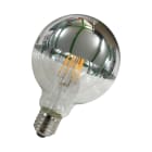 Bailey - LED Filament Globe G95 E27 4W 2700K Calotte Argentée Clair 350lm (32W) DIM