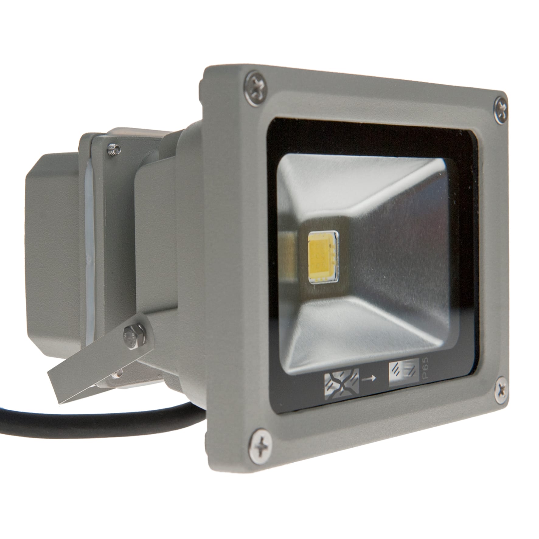 Bailey - BAI Projecteur LED Basse Tension 10W 6500K 800lm 12V-24V-28V DC IP65 IK08 Gris
