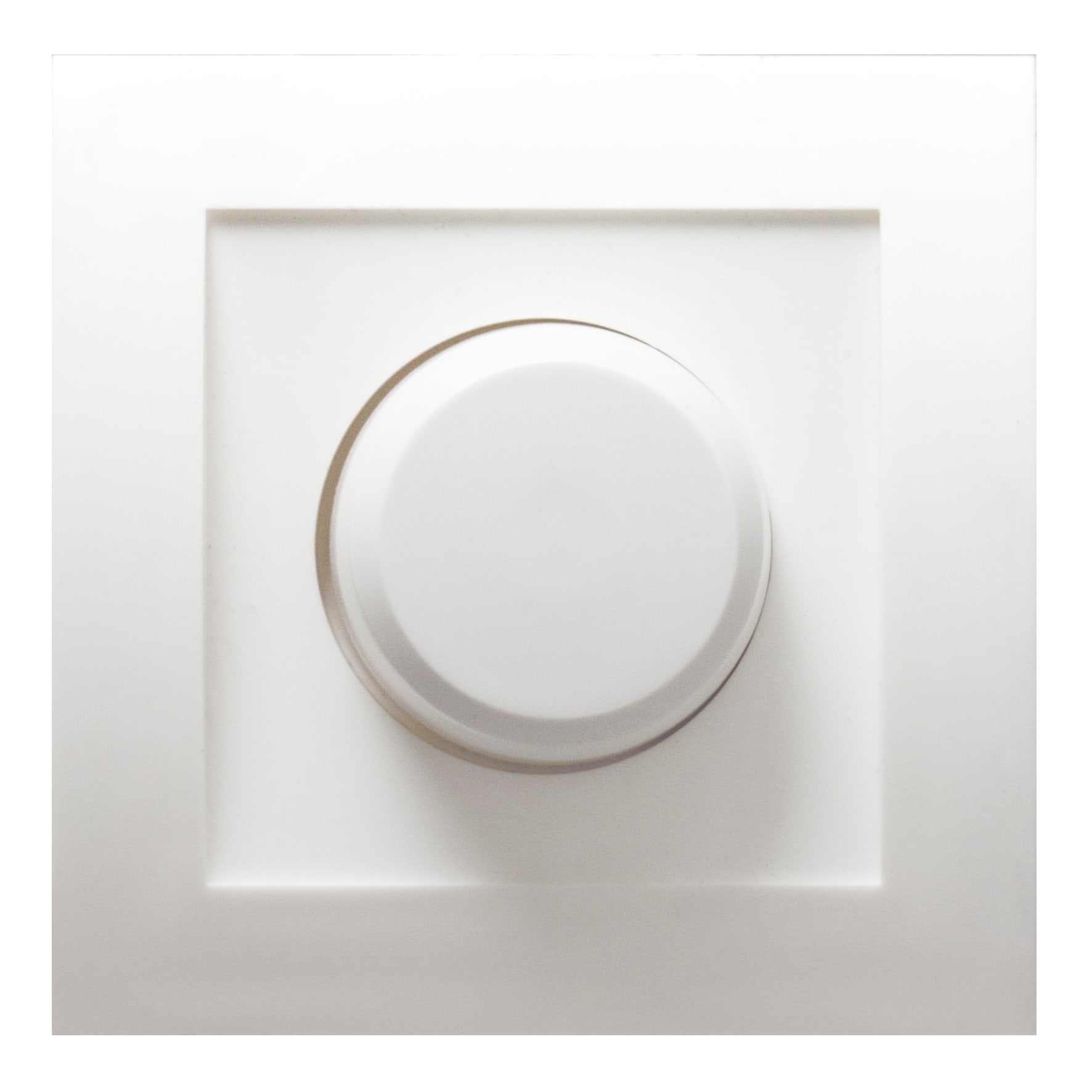 Bailey - CAL Plaque et Bouton Rotatif Blanc 85x84mm pour Variateur mural