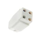 Bailey - Douille blanche 4-pin 1 côté Max. 100W / 1A pour tubes UVC Single-End