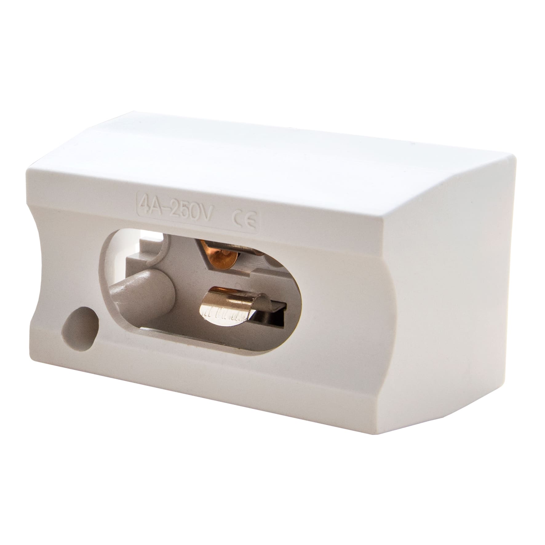 Bailey - Douille S14d 65x36x34mm Blanche (Crème) pour lampes S14d