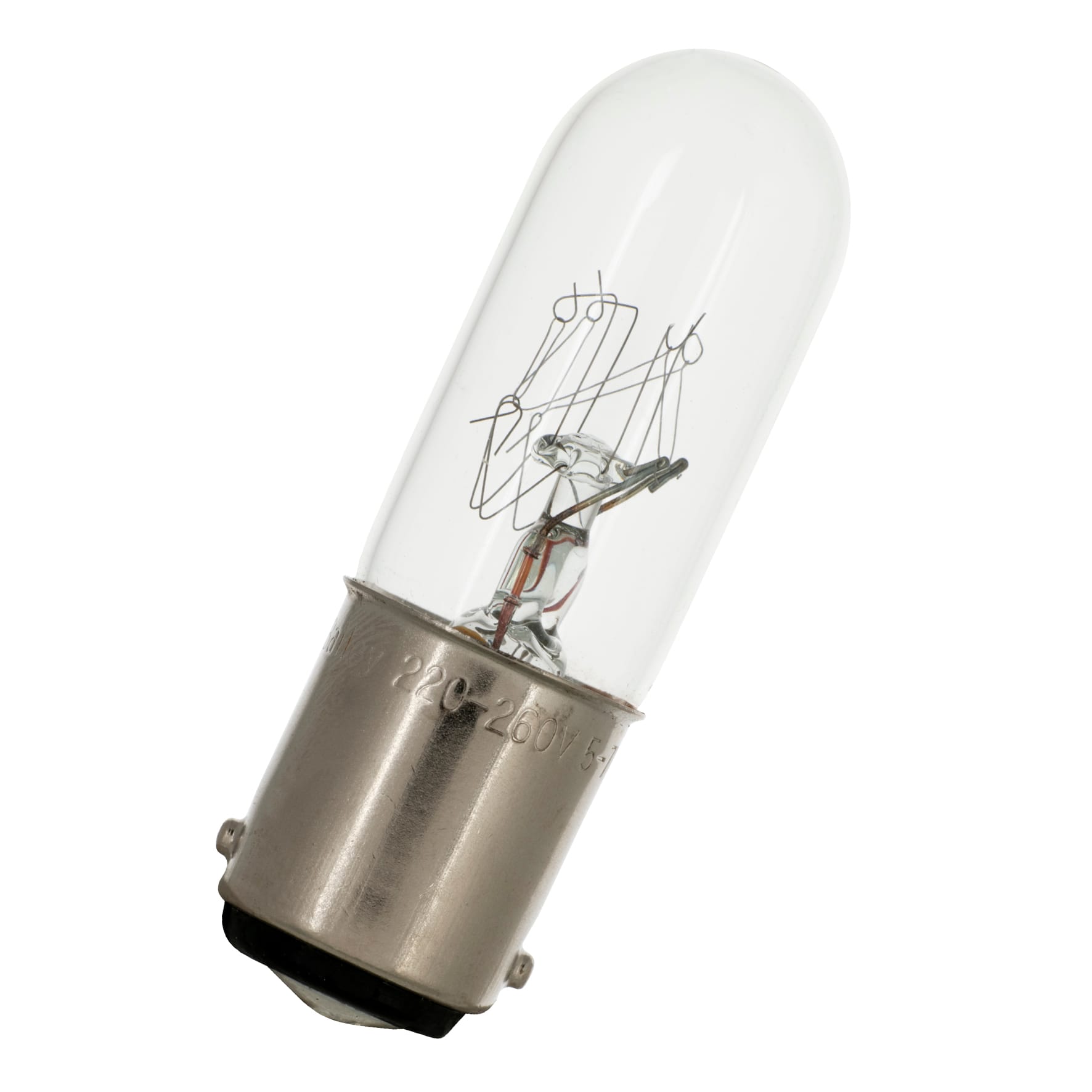Bailey - Lampe miniature Ba15d Tube 16x50mm 110-140V 6-10W Clair 2000h C-5A