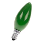 Bailey - Lampe incandescente de couleur Flamme C35 E14 240V 40W Vert 35x100mm