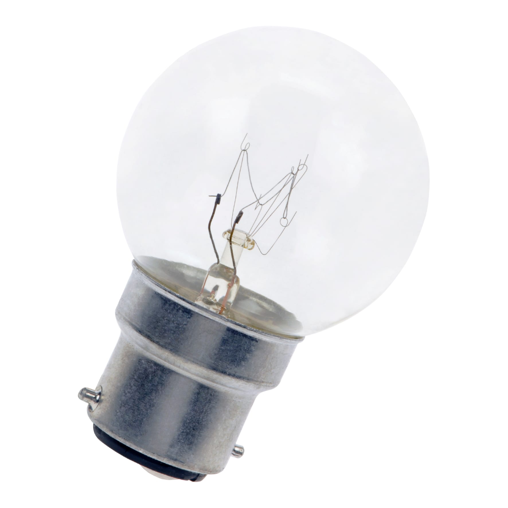 Bailey - Sphérique G45 B22d 240V 7W Clair 45x70mm 1000h Lampe à incandescence