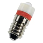 Bailey - BAI Simple LED E10 Tube 10x24mm 24-28V AC/DC 16mA 0.016A 0.38W Rouge 2.5lm