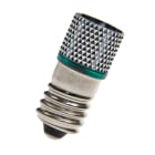 Bailey - Multi LED E10 Tube 10x27mm 6V AC/DC 15mA 0.015A 0.09W Vert Lampe miniature