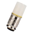 Bailey - Simple LED Midget-grooved T1 3/4 5.7x16mm 24-28V DC 16mA 0.016A 0.38W Jaune