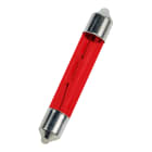Bailey - BEE Navette S6 6x39mm 24V 125mA 0.125A 3W Rouge 2000h C-6 Lampe miniature