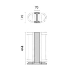 Performance in Lighting - Poteau Nikko+ 45 H410 Anthracite