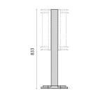 Performance in Lighting - Poteau Nikko+ 45 H800 Gris