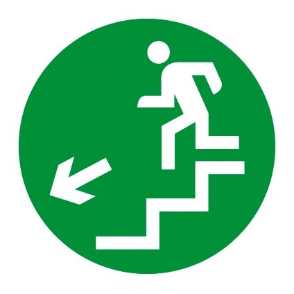 Performance in Lighting - Drop 28 Escalier de secours descendant/Gauche