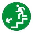 Performance in Lighting - Drop 28 Escalier de secours descendant/Gauche