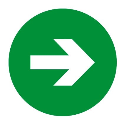 Performance in Lighting - Drop 28 Signalisation Flèche Verte