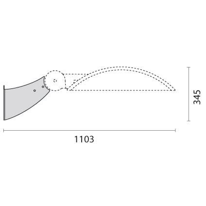 Performance in Lighting - A0399-96 Support Pour Inst.Mural
