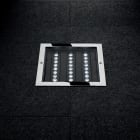 Performance in Lighting - Steel 34 Square 24Led 26,4W 10X45° 3000K - 301509