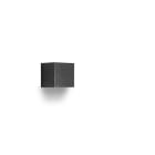 Performance in Lighting - Quasar 10 1WB Applique led 3,5W IP44 IK02 122lm 4000K Anthracite