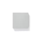 Performance in Lighting - Mimik 10 Flat Mono Applique Led 5W IP65 IK06 465lm 3000K Gris clair