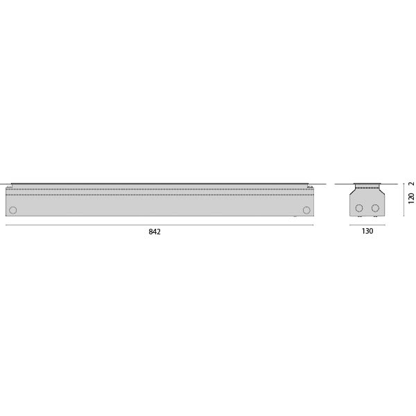 Performance in Lighting - Boitier d'encastrement pour L842 Strip Square Inground