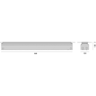 Performance in Lighting - Boitier d'encastrement pour L842 Strip Square Inground