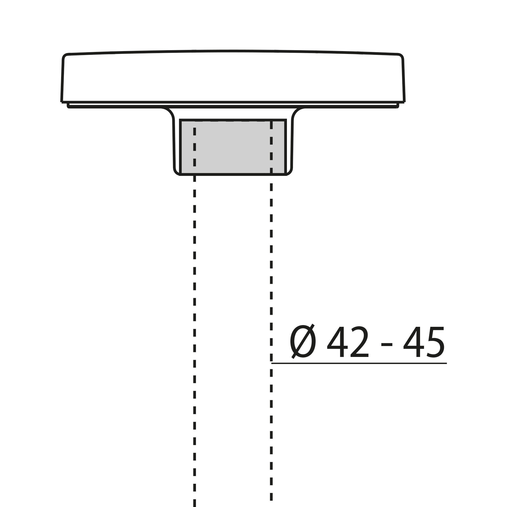 Performance in Lighting - Adaptor Testapalo D.42/45Mm Pado An3 - 310481