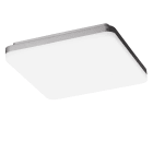 Performance in Lighting - WL390 WLQ applique intérieure carrée 38/29W S/A 830/40 Gris, fermeture opale