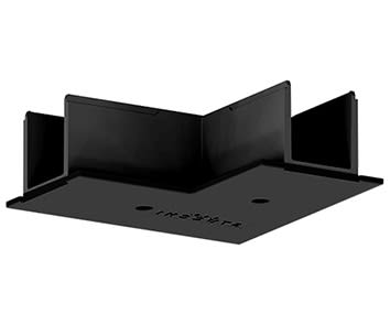 Performance in Lighting - OTR Recess Cover L-Feed S-9011-R/6-B