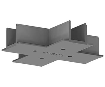 Performance in Lighting - OTR Recess Cover X-Feed S-9017-R/6-G