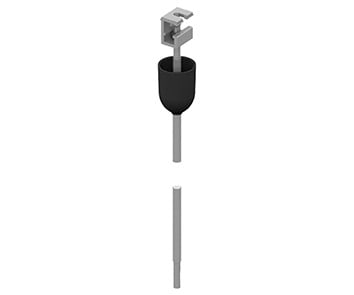 Performance in Lighting - OTR Susp Kit M6 Bar 1,0M S-9000-P3-B