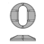 Performance in Lighting - Couvre Platine pour Amon Anthracite